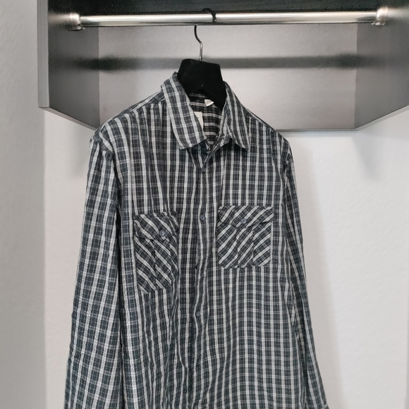 Men's Paper Denim & Cloth Plaid Shirt size Large - Picture 9 of 15